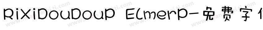 RiXiDouDouP ElmerP字体转换